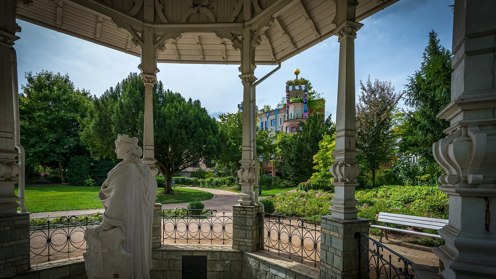 Charakteristisches Stadtmotiv in Bad Soden am Taunus