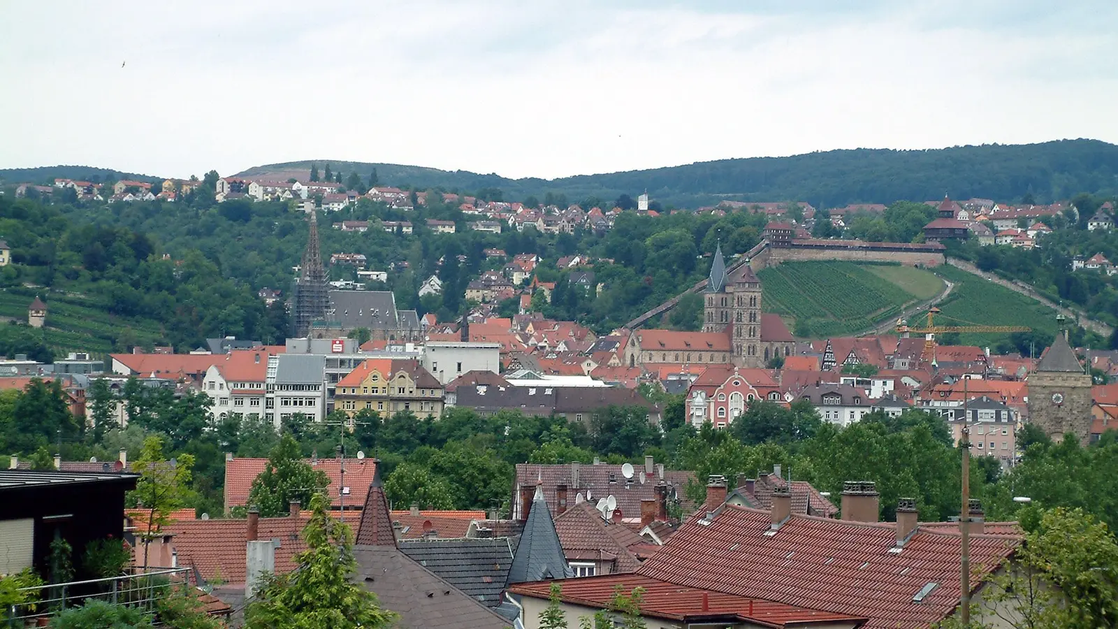 Altstadt und Burg in Esslingen am Neckar