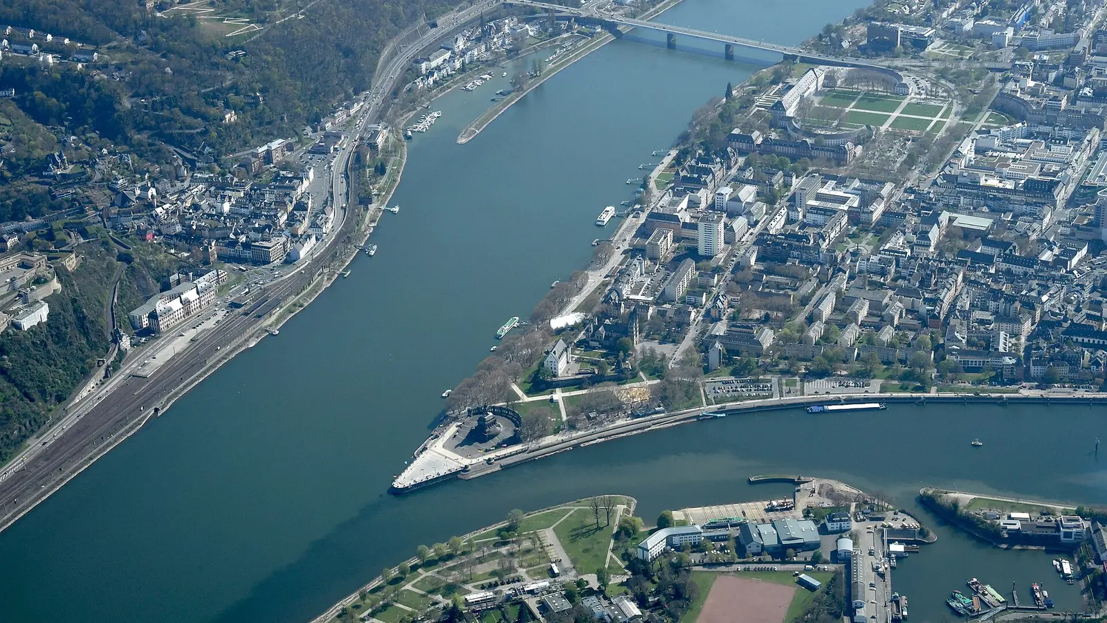 Deutsches Eck in Koblenz