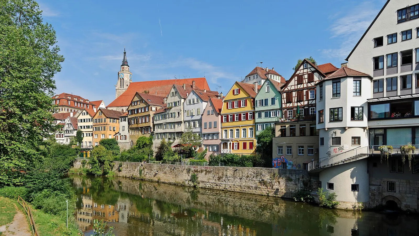 Neckarfront in Tübingen