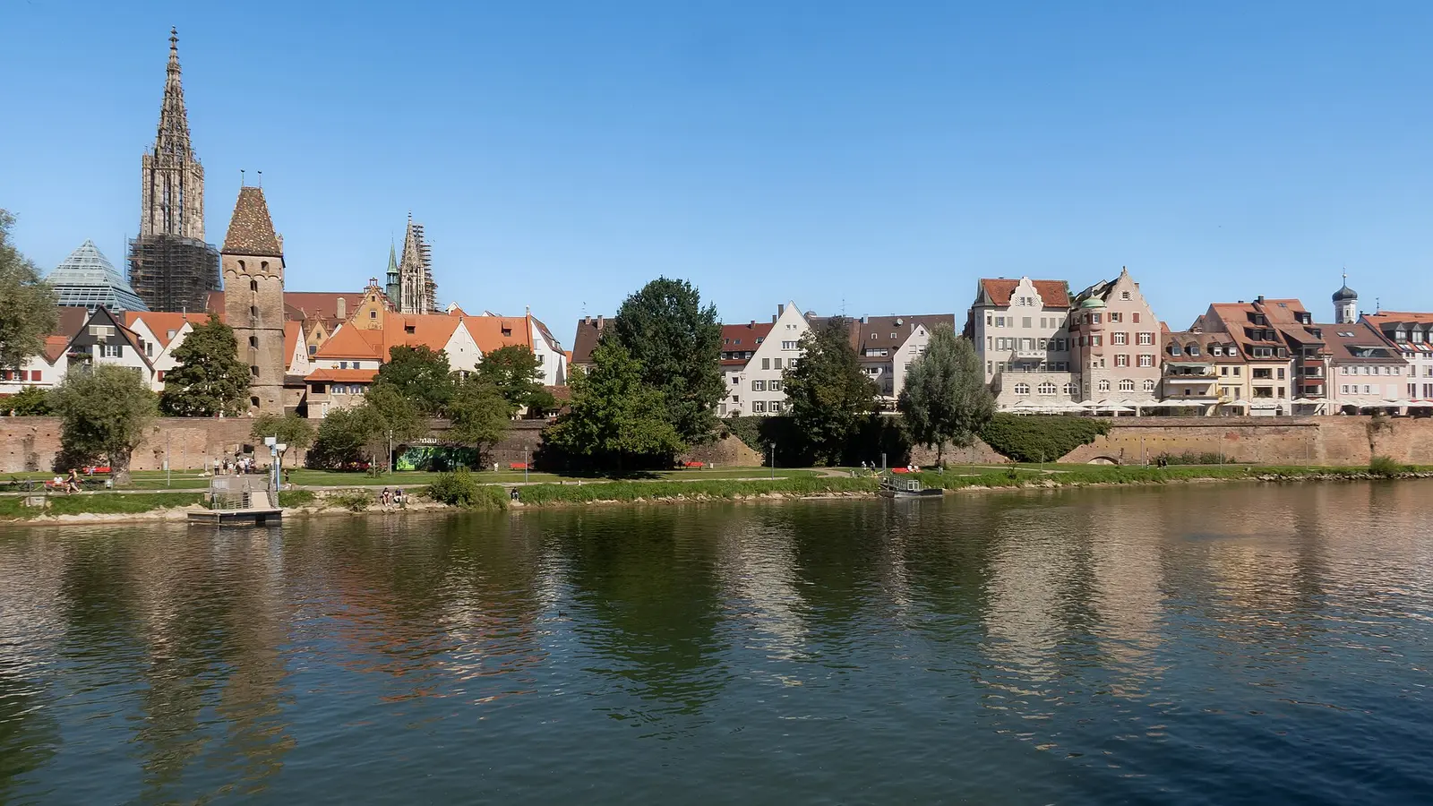 Ulmer Münster und Stadtansicht in Ulm